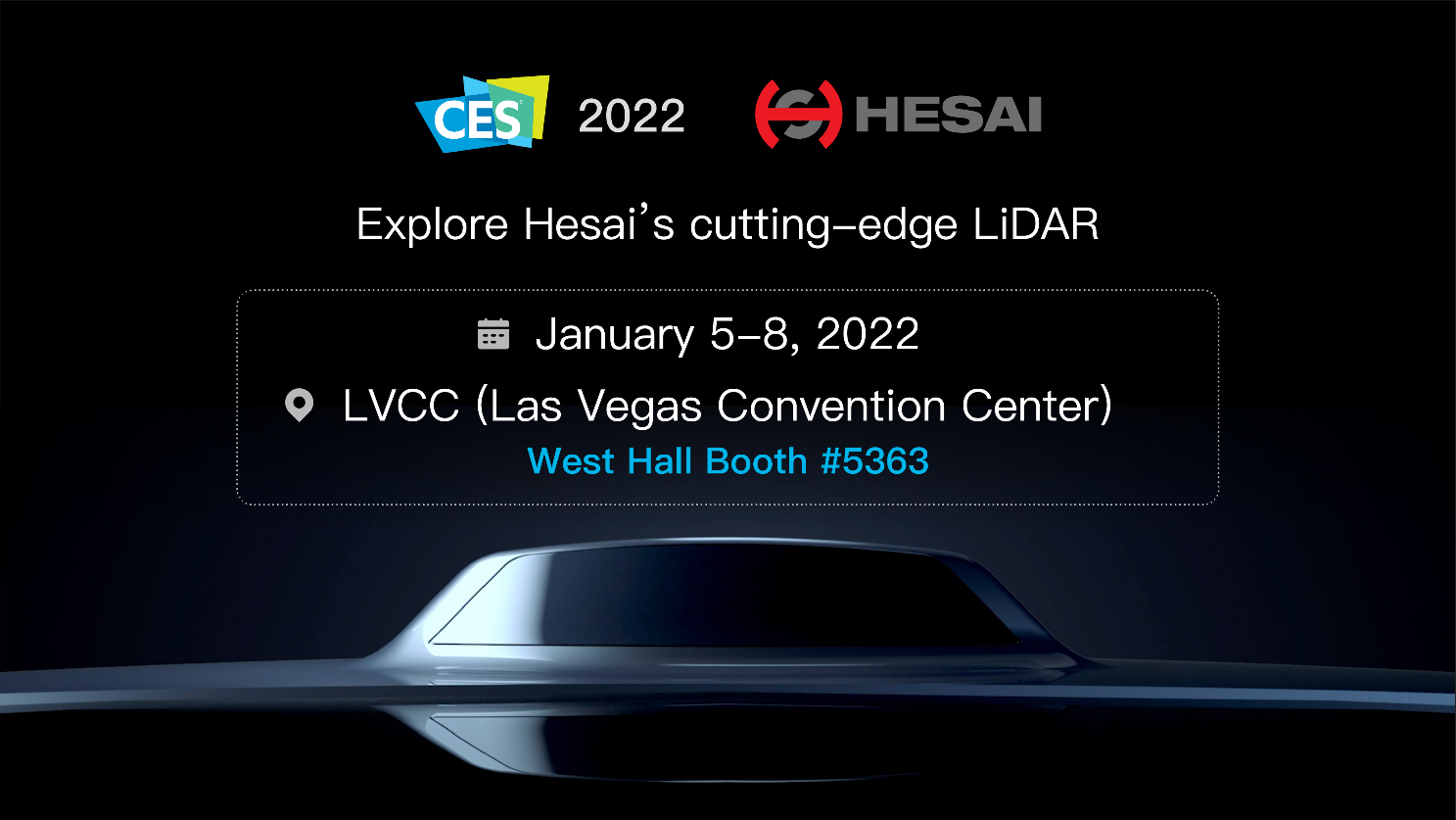 Hesai Technology to Exhibit at CES 2022, Showcasing its Complete Portfolio of Cutting-Edge Lidar Solutions